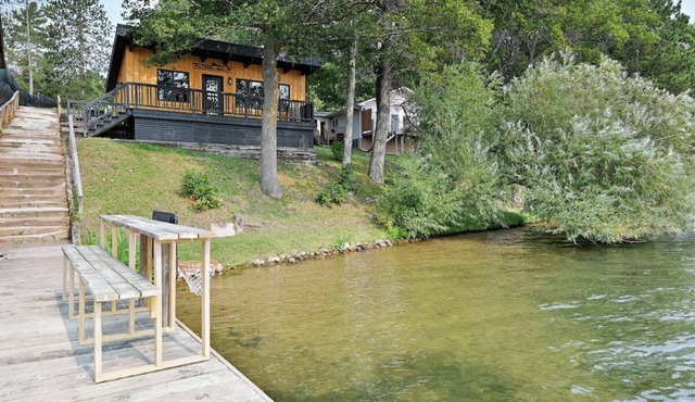 Loon's Nest at The Spot on Buskey Bay of the Pike Lake Chain in Iron River, WI