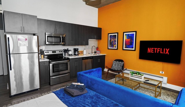 Luxury Studio Apartment Near McCormick Place & Soldier Field