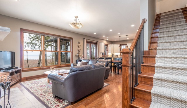 Luxury water view home, minutes from downtown Egg Harbor