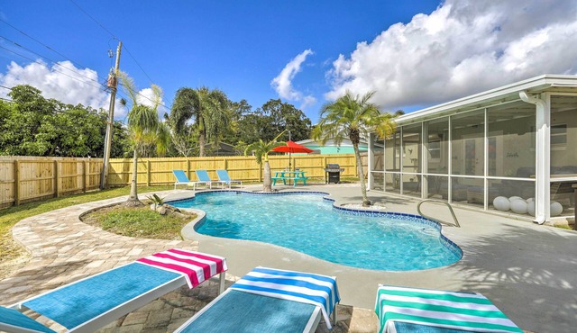 Merritt Island Oasis w/Pool ~ 7 Mi to Beach!