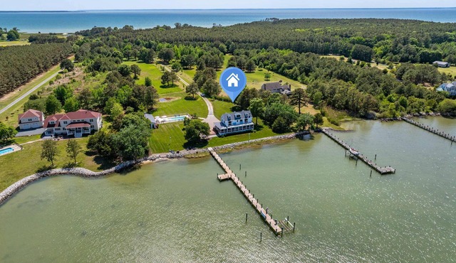 Modern Chesapeake Waterfront - Heated Pool - Dock in Cambridge