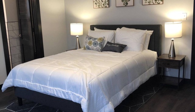 Modern Private Queen Studio Near Downtown Muskegon - Room #5