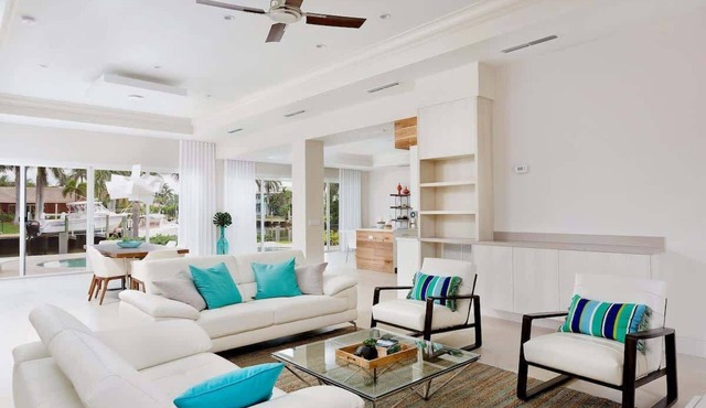 Modern Waterfront Home w/Heated Pool, Avocado Tree