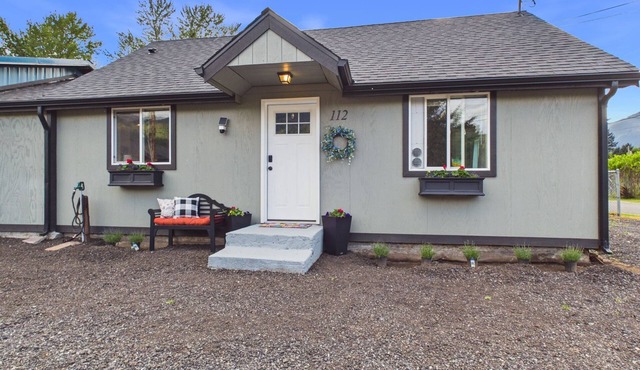 Mountain View Cabin - 2-bedroom cabin with game room, downtown Packwood