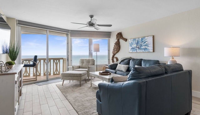 New! Direct Oceanfront Penthouse Paradise.