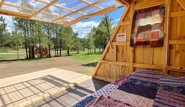 NEW! Glamping A-Frames, Stargazer 1 at Dakota Dream in Custer