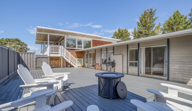 Panoramic Ocean Views, Private Patio w/Fire Table, TV Room, Modern Updates.