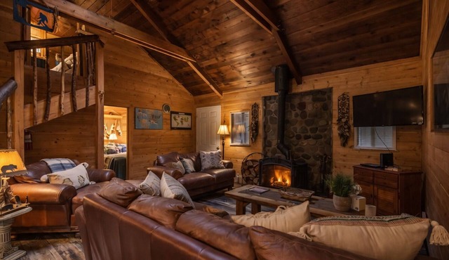 Perch - Chester Cbin: Cozy rustic cabin with AC! Pet Friendly