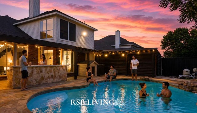 Prestigious 5BR 3,5BA Holiday Home with Pool, Sauna, Game Room & Bar