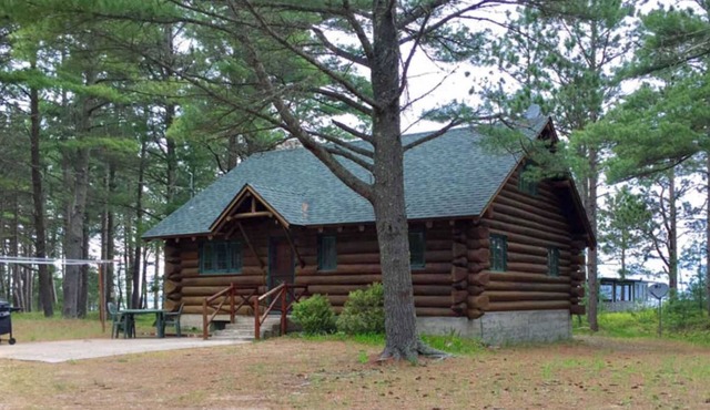 Private Lake Superior Log Cabin on the Beach