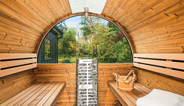 Private Sauna + Fireplace · Wildernest Cabins #1 in Duluth