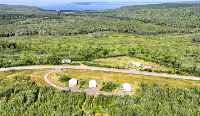 Raspberry Island Lighthouse Overlook Cabins in Bayfield