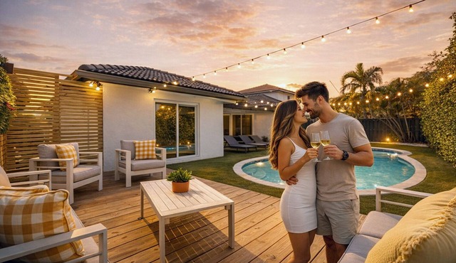 Relax Miami Scape/Pool/Mini Golf & Wine Welcome