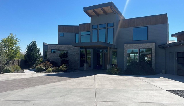 River Front Property with Boat Dock, basketball court BBQ and View