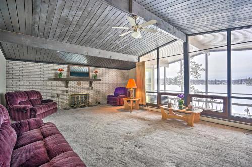 Rustic Crooked Lake Cottage w/Views & Deck