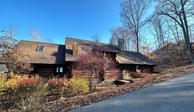 Rustic log cabin on Walloon Lake