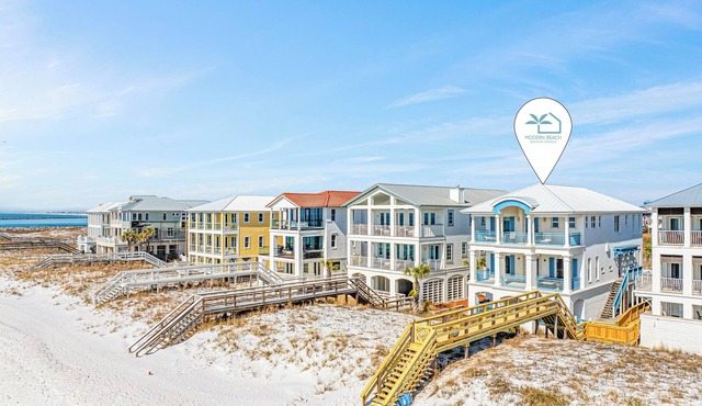 Sawlty Dawg! Gulf Front, Private Beach, Free Beach Srvc & Jaw-dropping Views
