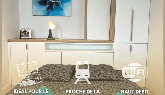 Studio cosy RDC proche de la gare in Altkirch