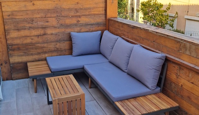 Studio maisonnette 5 minutes' walk from the beautiful Agosta beach