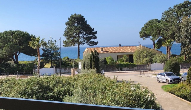 Studio with separate bedroom. Terrace sea view. Bay of Sagone