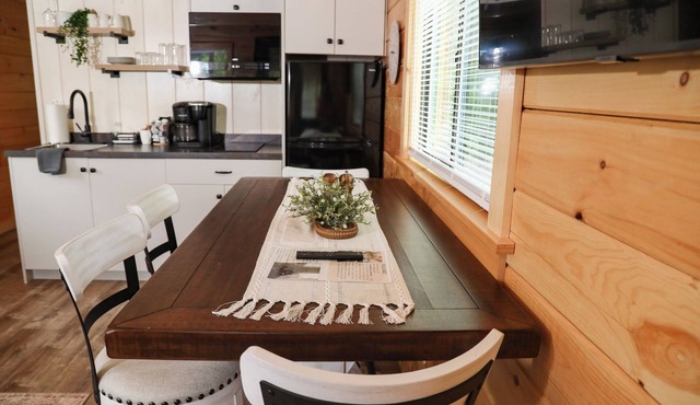 The Bellefonte Campground presents: Tiny Home | 1 Bedroom with HOT TUB in Bellefonte