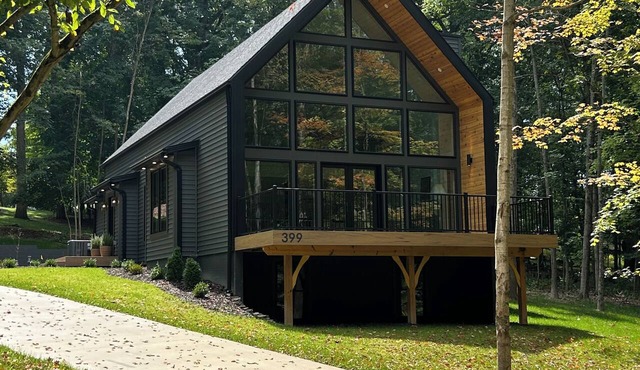 The Haddon House: Elevated Aframe Retreat in Howard