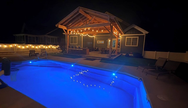 The Pavilion at South Haven: Poolside Oasis & Steps to Private Beach!