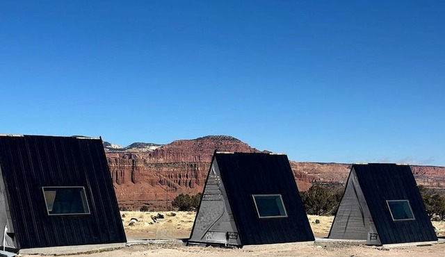 Unique A-Frame Cabin for an Unforgettable Couples Getaway in Teasdale, Utah
