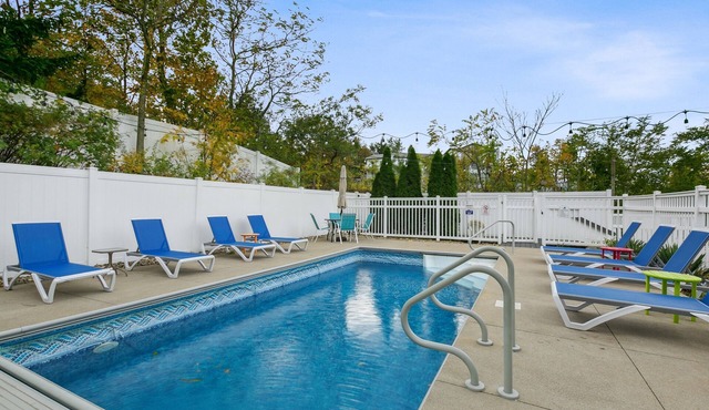 Updated Beach Home w/Private Pool! Quick Walk to Lake Michigan!