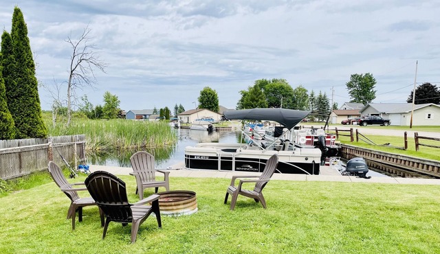 UPDATED Houghton Lake house on the water with gorgeous lake and canal views!!!