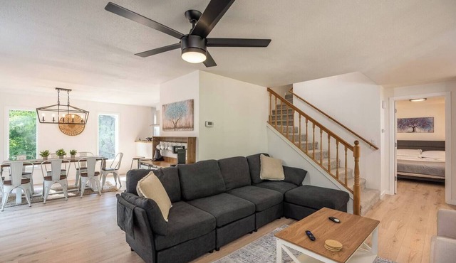 Updated Large River Front Home with Hot Tub
