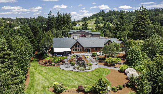 Views and Wineries Surround You On 15 Acres In This Wine Country Get Away