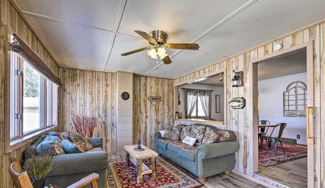 Waterfront Musser Lake Cabin w/ Private Dock!