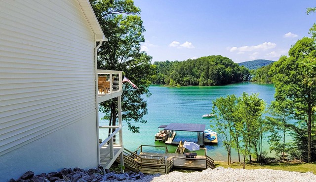 Waterfront Norris Lake Gem, Sleep 11, Dock, Fire Pit