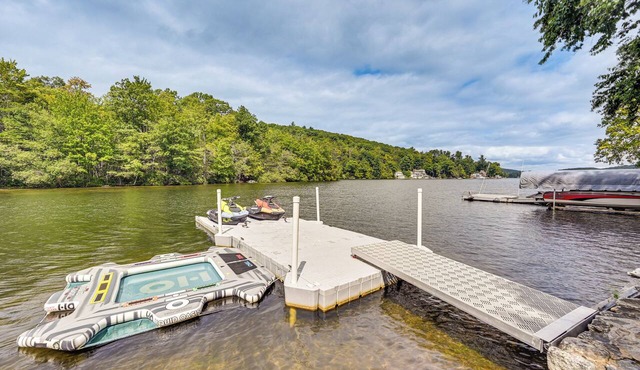 Winsted Lakefront Escape: Dock & Fire Pit in Winsted