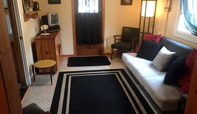 Wonderful Cabin with Lake Access, Barbecue and Tennis Court in Carp Lake, Michigan